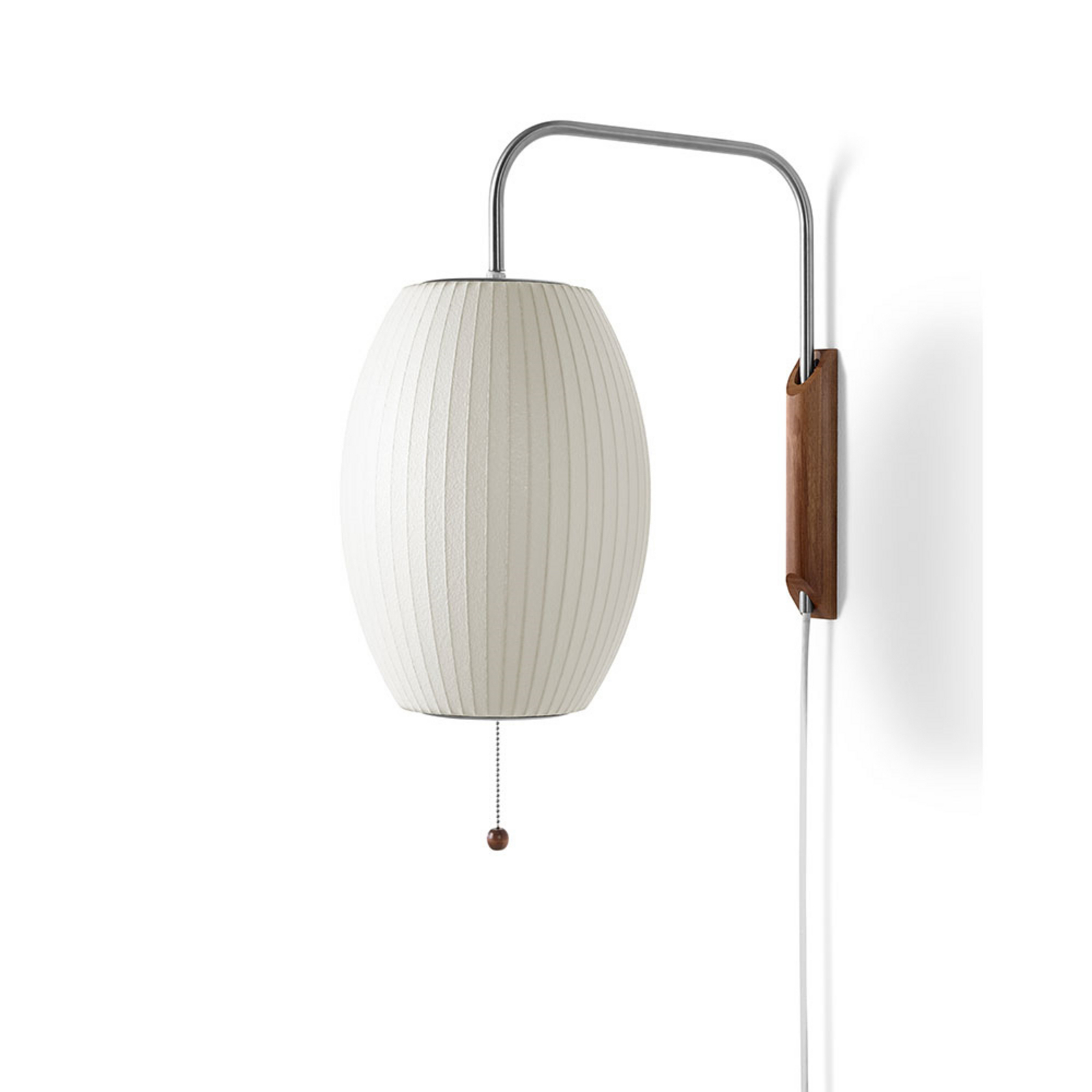 Nelson Cigar Sconce Bubble væglampe, hvid - Herman Miller